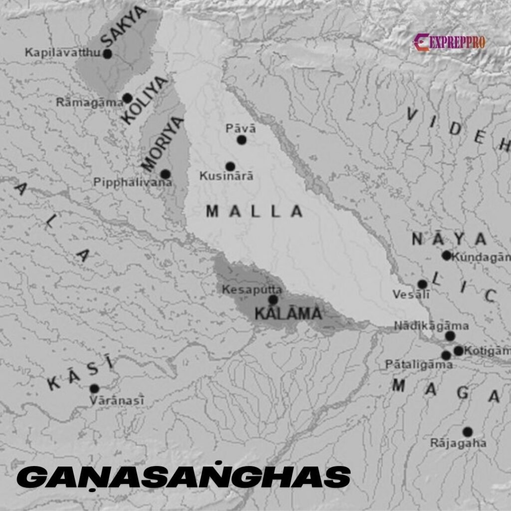 The Gaṇasaṅghas or ancient republics of india or ganas