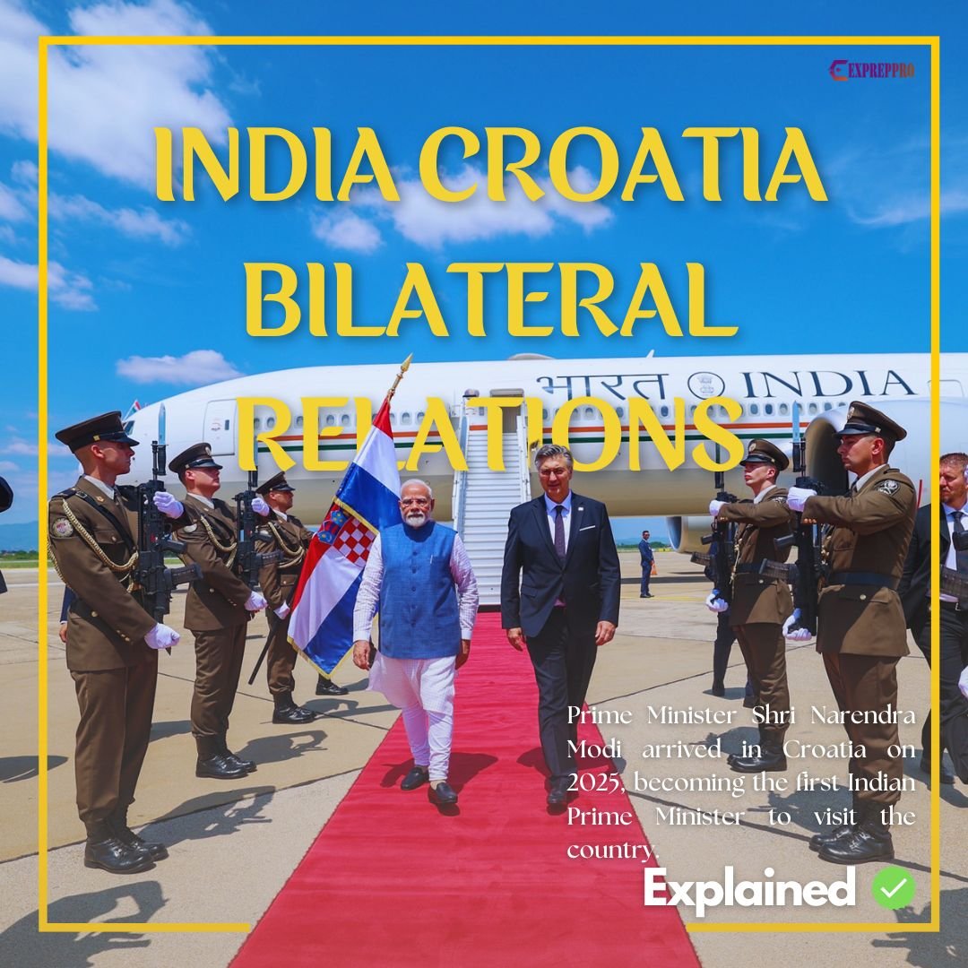 India Croatia bilateral relations upsc